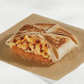 Breakfast Crunchwrap - Bacon