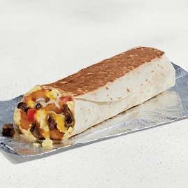 Grande Toasted Breakfast Burrito - Steak