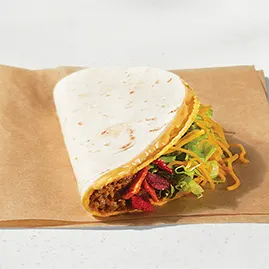 Double Stacked Taco – Taco Bell menu price $1.99, 320 cal